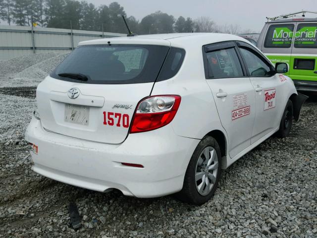 2T1KU4EEXDC930816 - 2013 TOYOTA COROLLA MA WHITE photo 4