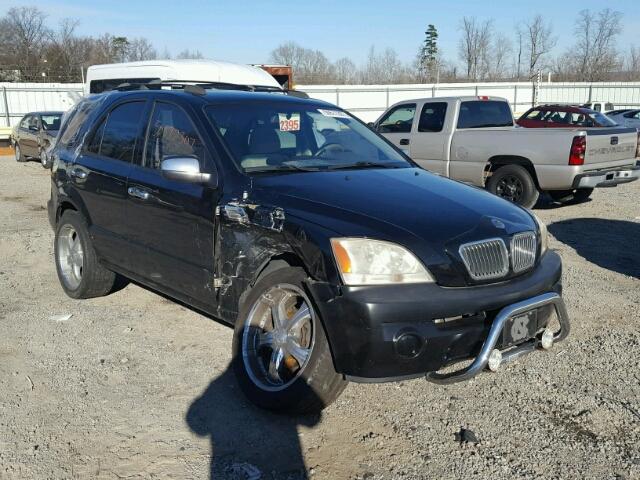 KNDJD733965509524 - 2006 KIA SORENTO EX BLACK photo 1