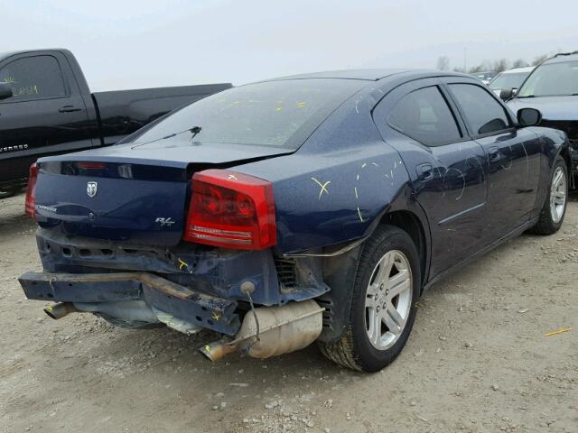 2B3LA53H56H478574 - 2006 DODGE CHARGER R/ BLUE photo 4