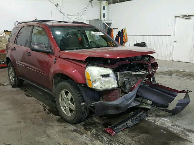 2CNDL13F356197660 - 2005 CHEVROLET EQUINOX LS RED photo 1