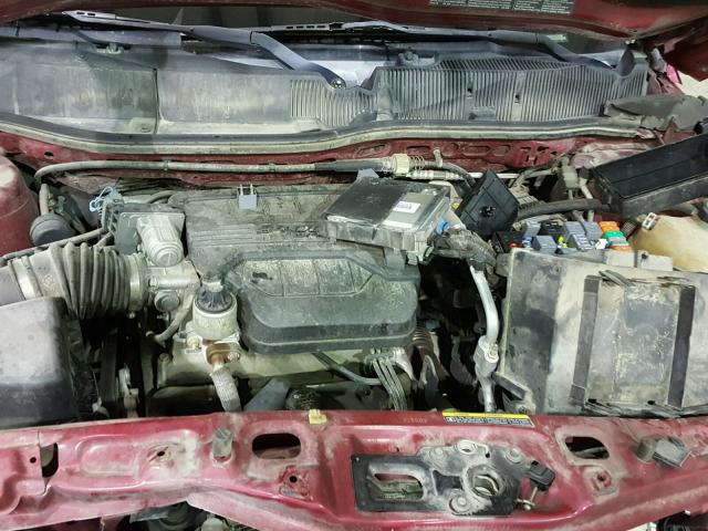 2CNDL13F356197660 - 2005 CHEVROLET EQUINOX LS RED photo 7