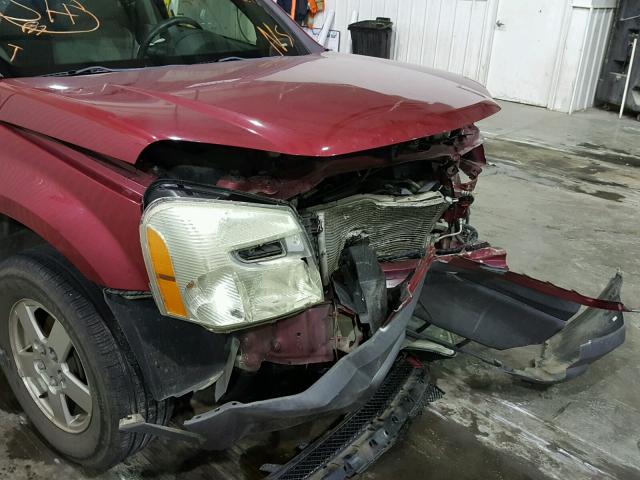 2CNDL13F356197660 - 2005 CHEVROLET EQUINOX LS RED photo 9