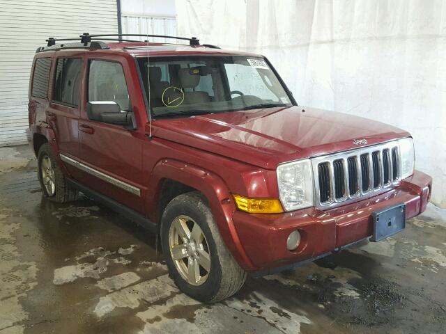 1J8HG58N76C106019 - 2006 JEEP COMMANDER MAROON photo 1