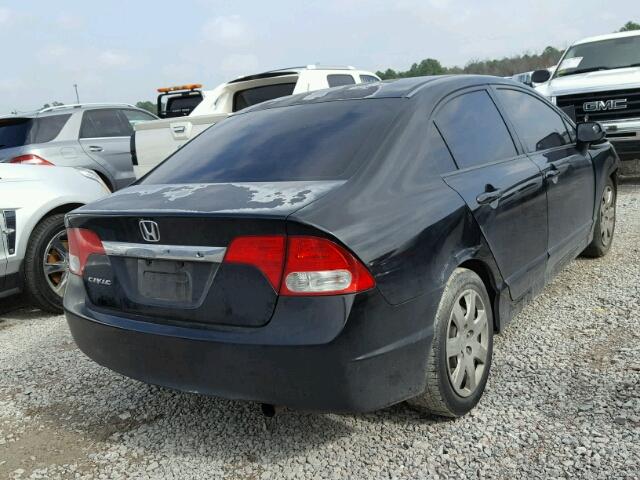 2HGFA1F5XAH551115 - 2010 HONDA CIVIC LX BLACK photo 4