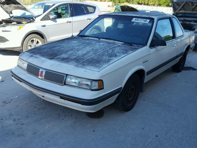 2G3AJ14R7M2330884 - 1991 OLDSMOBILE CUTLASS CI WHITE photo 2