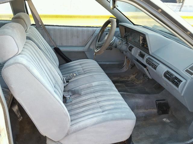 2G3AJ14R7M2330884 - 1991 OLDSMOBILE CUTLASS CI WHITE photo 5