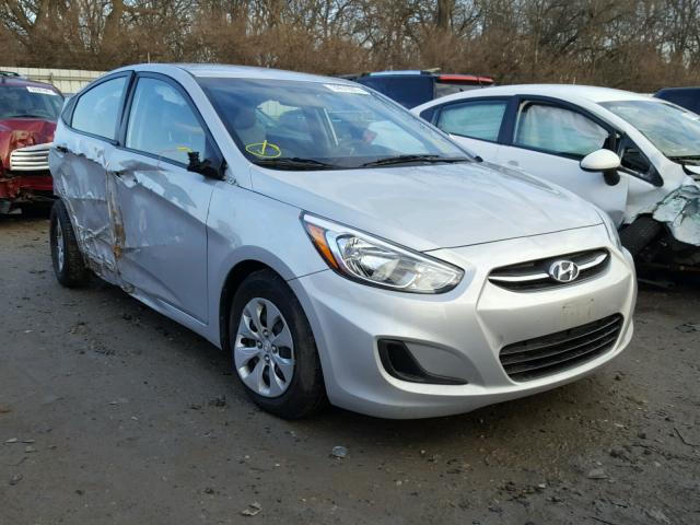 KMHCT4AE9GU122246 - 2016 HYUNDAI ACCENT SE SILVER photo 1