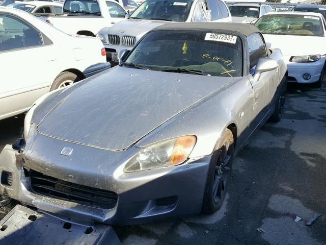 JHMAP11433T006934 - 2003 HONDA S2000 SILVER photo 2