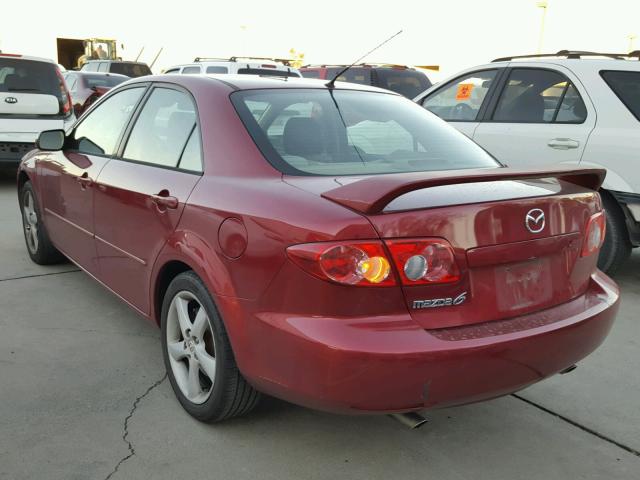 1YVHP80C255M67707 - 2005 MAZDA 6 I RED photo 3