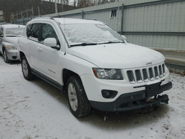 1C4NJDEB6ED517484 - 2014 JEEP COMPASS LA WHITE photo 1