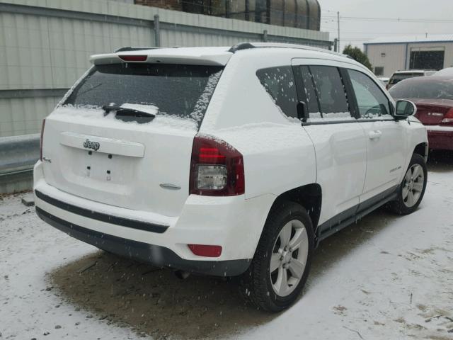 1C4NJDEB6ED517484 - 2014 JEEP COMPASS LA WHITE photo 4