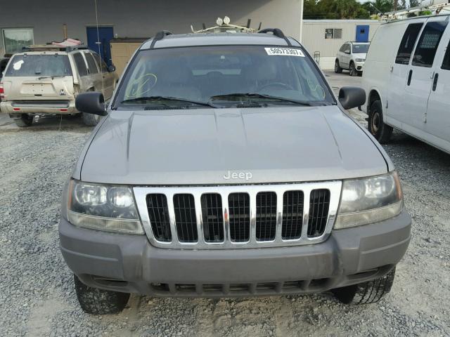 1J4GX48N52C172540 - 2002 JEEP GRAN CHERO GRAY photo 9