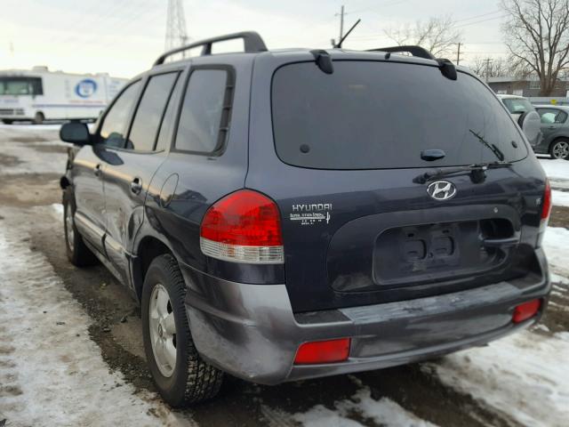 KM8SC13D85U916747 - 2005 HYUNDAI SANTA FE G GRAY photo 3