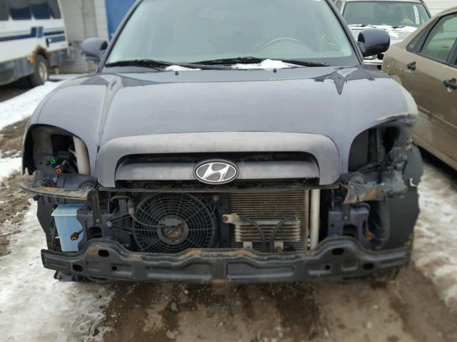 KM8SC13D85U916747 - 2005 HYUNDAI SANTA FE G GRAY photo 9