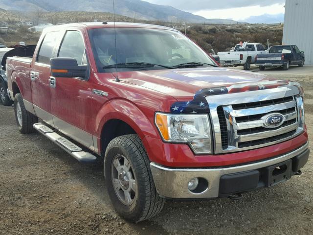 1FTPW14VX9FA60998 - 2009 FORD F150 SUPER RED photo 1