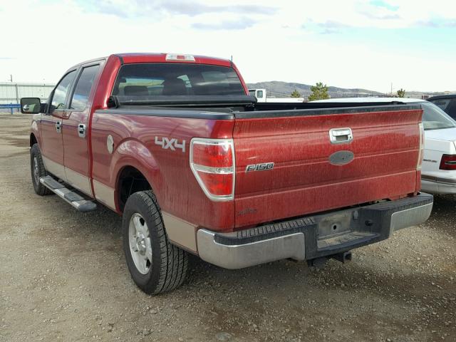 1FTPW14VX9FA60998 - 2009 FORD F150 SUPER RED photo 3