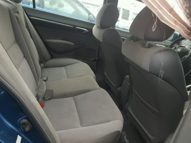 1HGFA16867L014022 - 2007 HONDA CIVIC EX BLUE photo 6