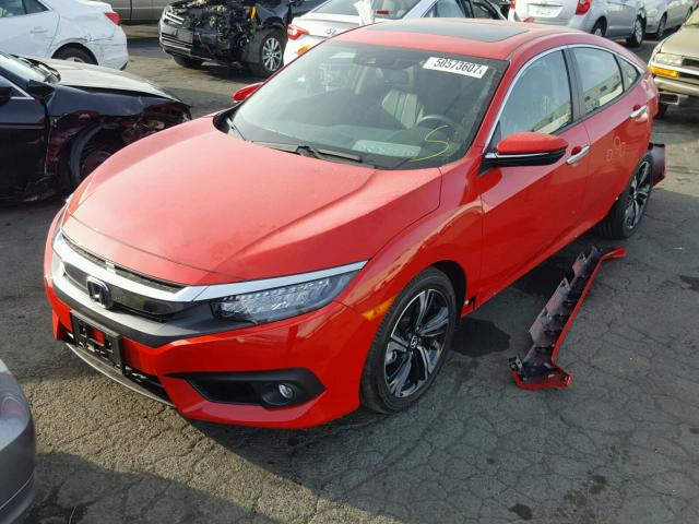 2HGFC1F93HH656621 - 2017 HONDA CIVIC TOUR RED photo 2