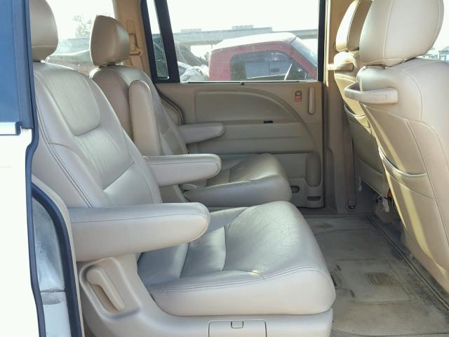 5FNRL38425B021772 - 2005 HONDA ODYSSEY EX WHITE photo 6