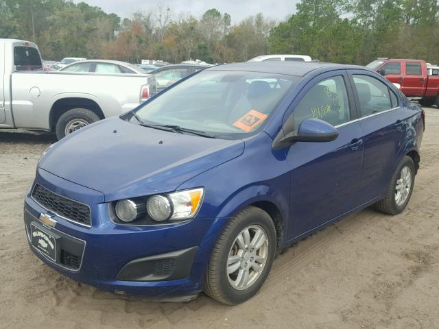 1G1JC5SH1D4137404 - 2013 CHEVROLET SONIC LT 蓝色 照片 2