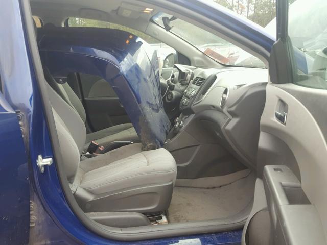 1G1JC5SH1D4137404 - 2013 CHEVROLET SONIC LT 蓝色 照片 5