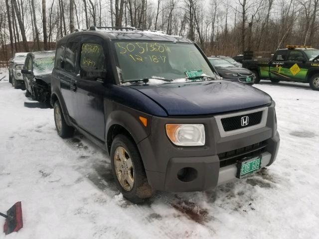 5J6YH28523L049480 - 2003 HONDA ELEMENT EX BLUE photo 1