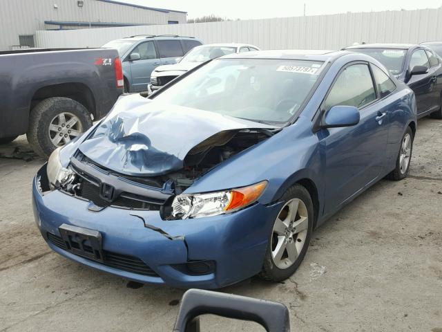 2HGFG128X6H554005 - 2006 HONDA CIVIC EX ლურჯი ფოტო 2