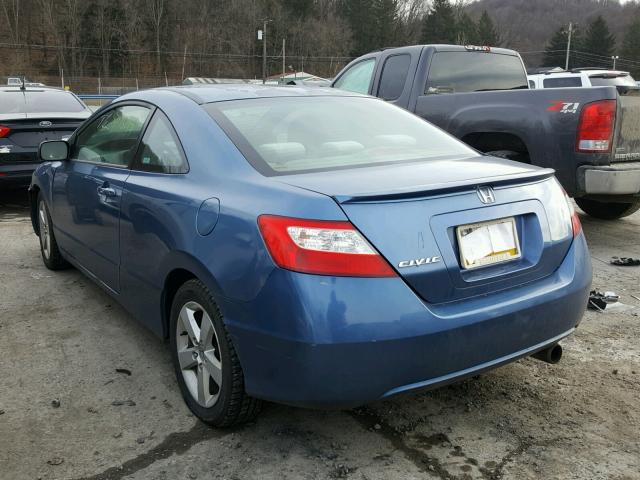 2HGFG128X6H554005 - 2006 HONDA CIVIC EX ლურჯი ფოტო 3