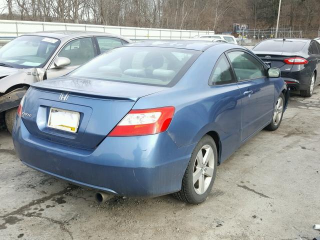 2HGFG128X6H554005 - 2006 HONDA CIVIC EX ლურჯი ფოტო 4