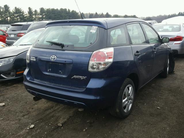 2T1KR30E78C708162 - 2008 TOYOTA COROLLA MA BLUE photo 4