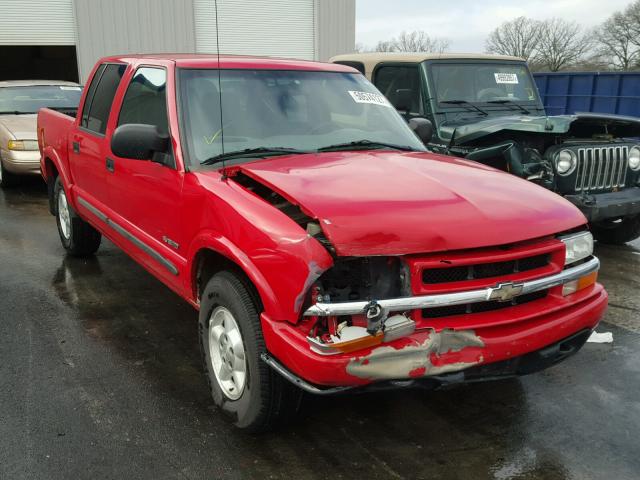 1GCDT13X24K141346 - 2004 CHEVROLET S TRUCK S1 RED photo 1