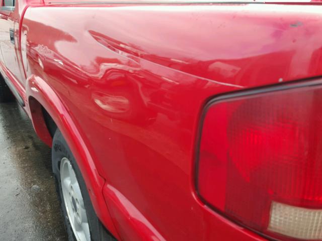 1GCDT13X24K141346 - 2004 CHEVROLET S TRUCK S1 RED photo 10