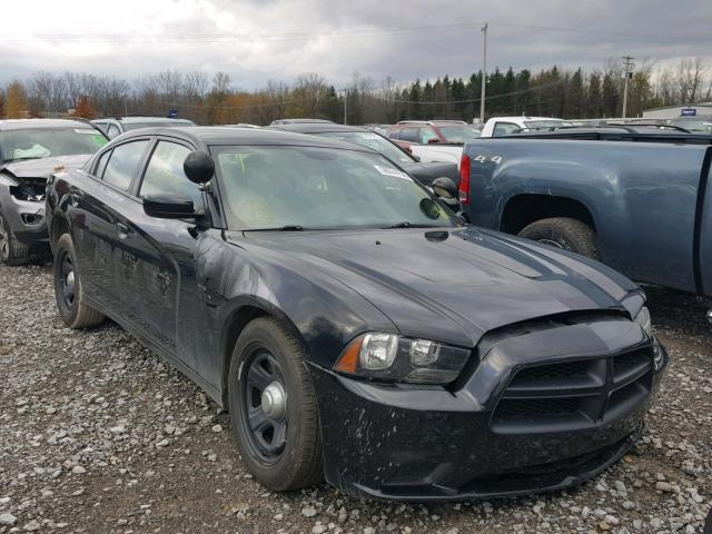 2C3CDXAG1EH223712 - 2014 DODGE CHARGER PO BLACK photo 1