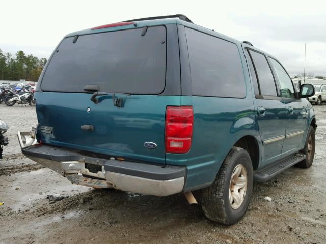 1FMRU176XWLB22248 - 1998 FORD EXPEDITION GREEN photo 4