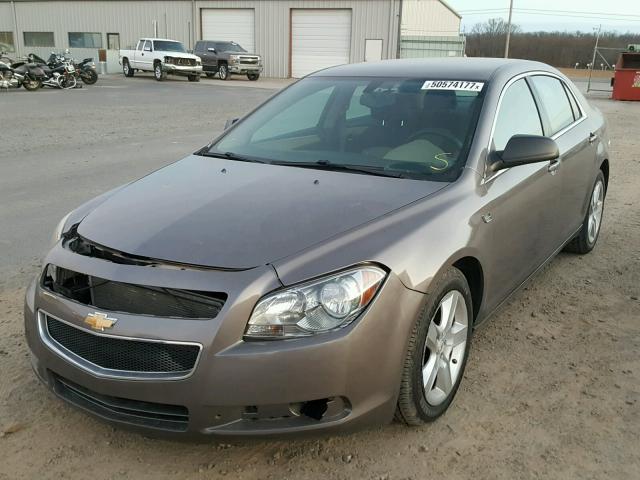 1G1ZB5E12BF206087 - 2011 CHEVROLET MALIBU LS رمادي صورة 2