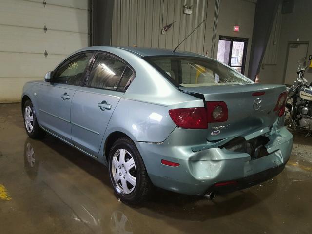 JM1BK12F641110416 - 2004 MAZDA 3 I BLUE photo 3