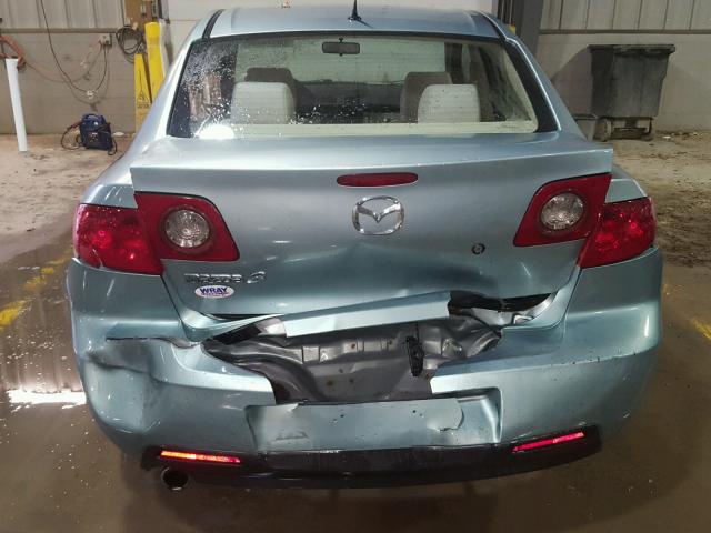 JM1BK12F641110416 - 2004 MAZDA 3 I BLUE photo 9