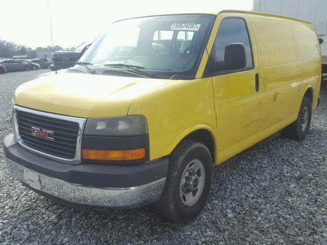 1GT2GTBG3A1114442 - 2010 GMC SAVANA G35 YELLOW photo 2