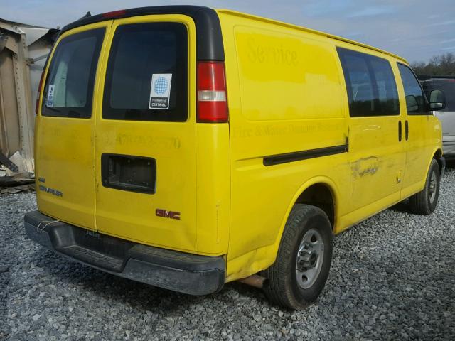 1GT2GTBG3A1114442 - 2010 GMC SAVANA G35 YELLOW photo 4