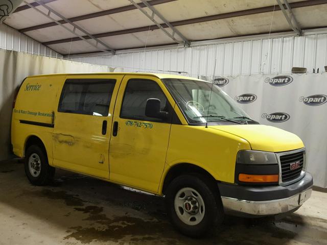 1GT2GTBG3A1114442 - 2010 GMC SAVANA G35 YELLOW photo 9