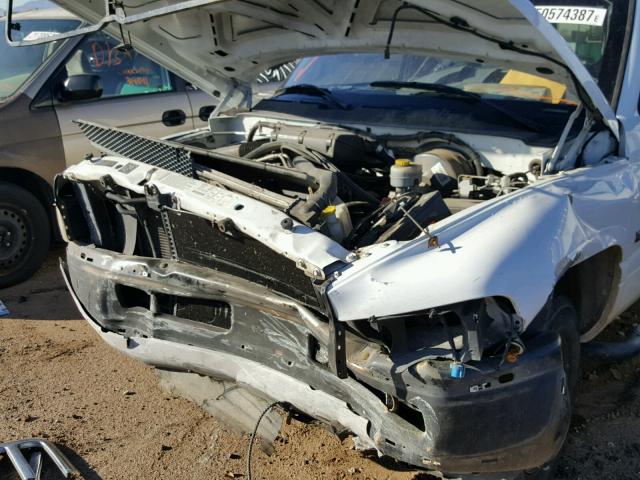 1B7HC16X2YS522682 - 2000 DODGE RAM 1500 WHITE photo 9