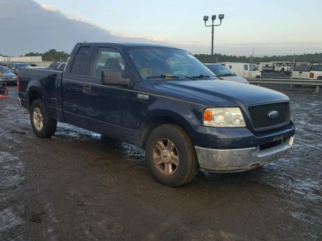 1FTRX12W54NB93233 - 2004 FORD F150 BLUE photo 1