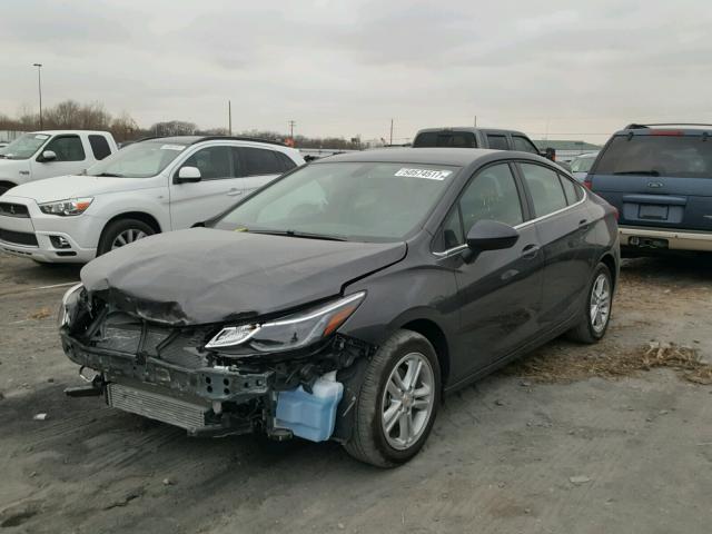 1G1BE5SM1H7173576 - 2017 CHEVROLET CRUZE LT CHARCOAL photo 2