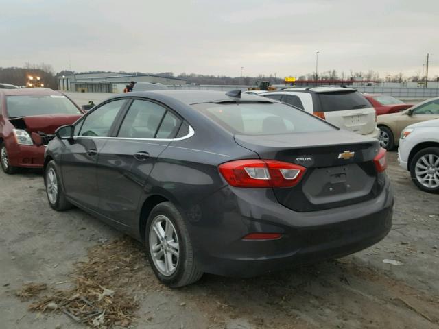 1G1BE5SM1H7173576 - 2017 CHEVROLET CRUZE LT CHARCOAL photo 3