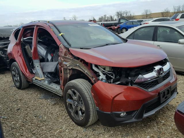 5J6RW2H83HL041366 - 2017 HONDA CR-V EXL RED photo 1