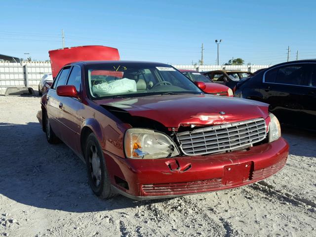 1G6KD54Y6YU334891 - 2000 CADILLAC DEVILLE RED photo 1