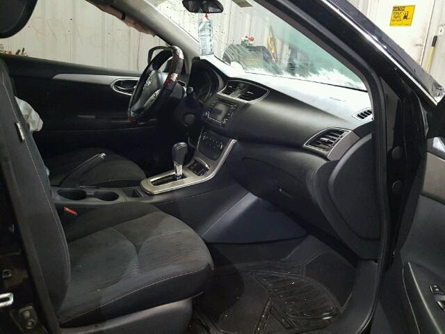 3N1AB7AP7FL658965 - 2015 NISSAN SENTRA S BLACK photo 5