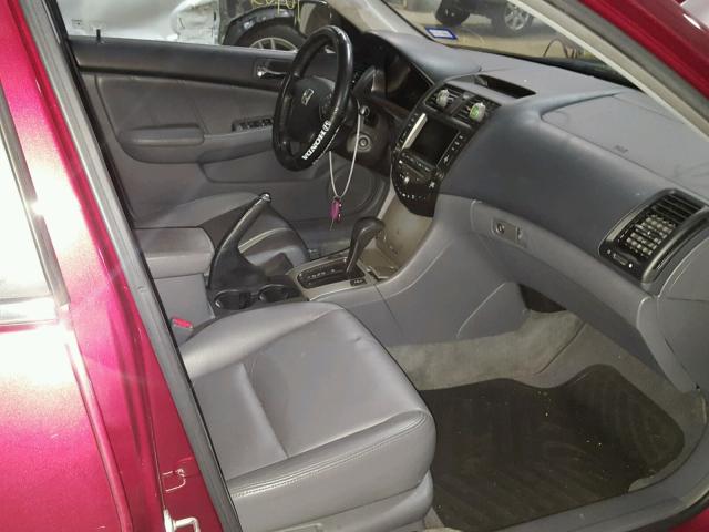 1HGCM56706A162850 - 2006 HONDA ACCORD EX RED photo 5