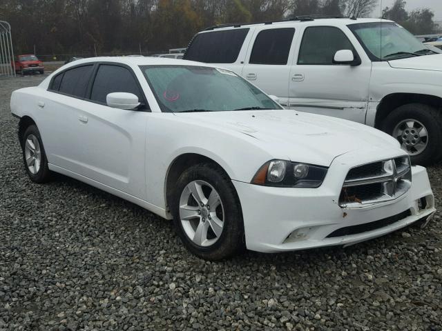 2C3CDXBG1EH192881 - 2014 DODGE CHARGER SE WHITE photo 1