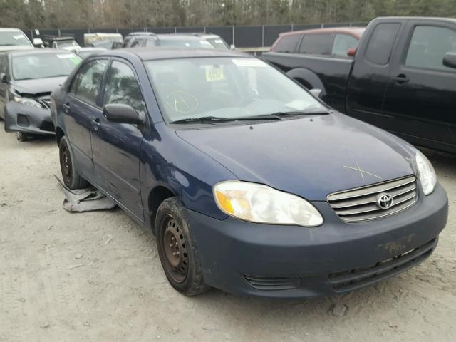 2T1BR32E64C233384 - 2004 TOYOTA COROLLA CE BLUE photo 1